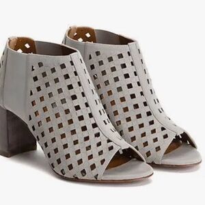 AQUATALIA Made in Italy Women's Shari Perforated Suede Ankle boots